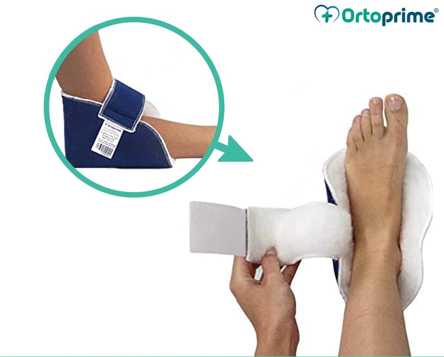 Zachte hielbeschermer voor rechtervoet tegen doorliggen