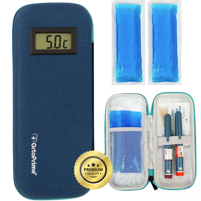 Insulinetui met Thermometer | Koeler voor Diabetici