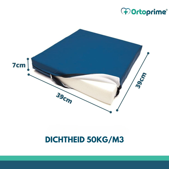 Anti-decubituskussen Visco-elastisch 50kg/m3