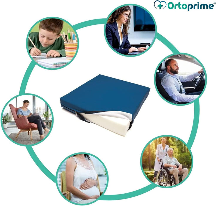 Anti-decubituskussen Visco-elastisch 50kg/m3