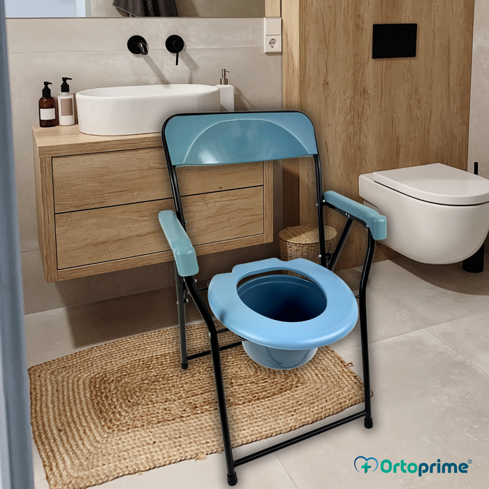Opvouwbare WC-Stoel Senioren | Draagbaar Toilet Volwassenen