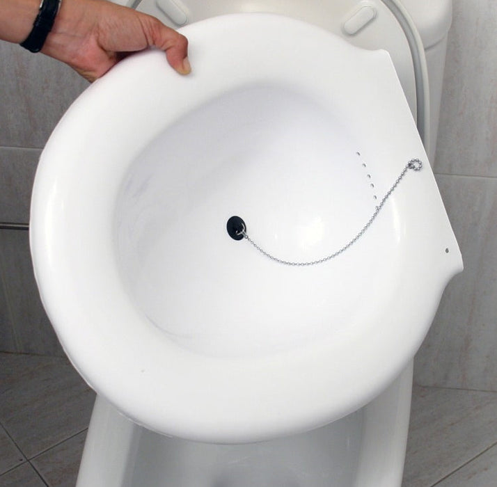 Opzetbare WC-bidet met stop
