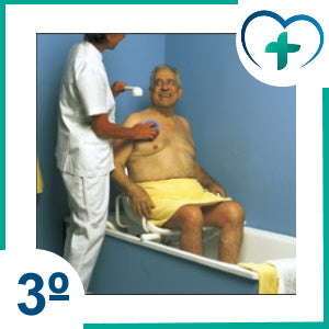 Luxe Draaibare Badstoel met Zwenkstoel