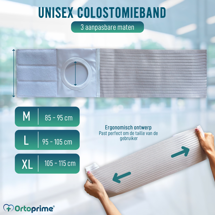 Thermoregulerende Postoperatieve Buikband voor Colostomie | 3 maten