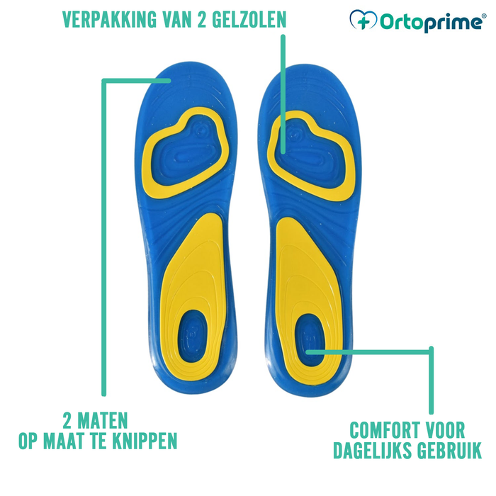 Dagelijkse gel-inlegzolen | Twee Maten