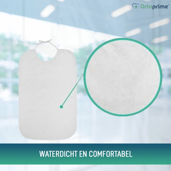 Pack 3 Waterdichte Slabbetjes - Herbruikbaar voor Ouderen