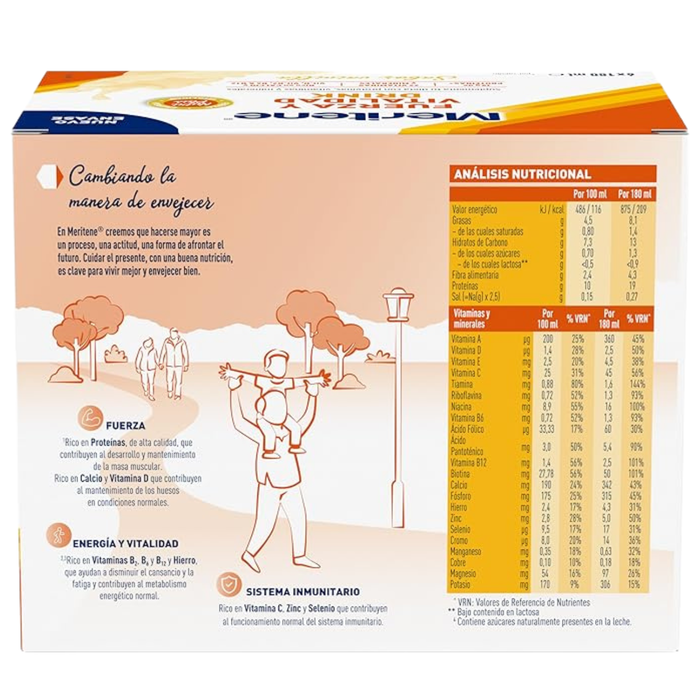 Meritene Pak 6 Flessen Voedingssupplement | 2 Smaken