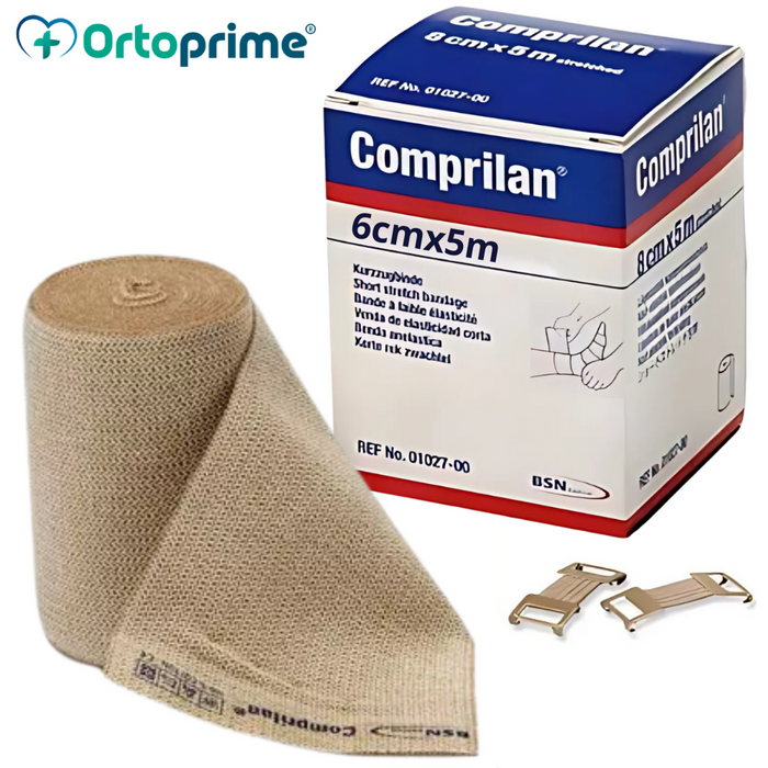 Compressieverband van Elastisch Weefsel | 6 cm x 5 m