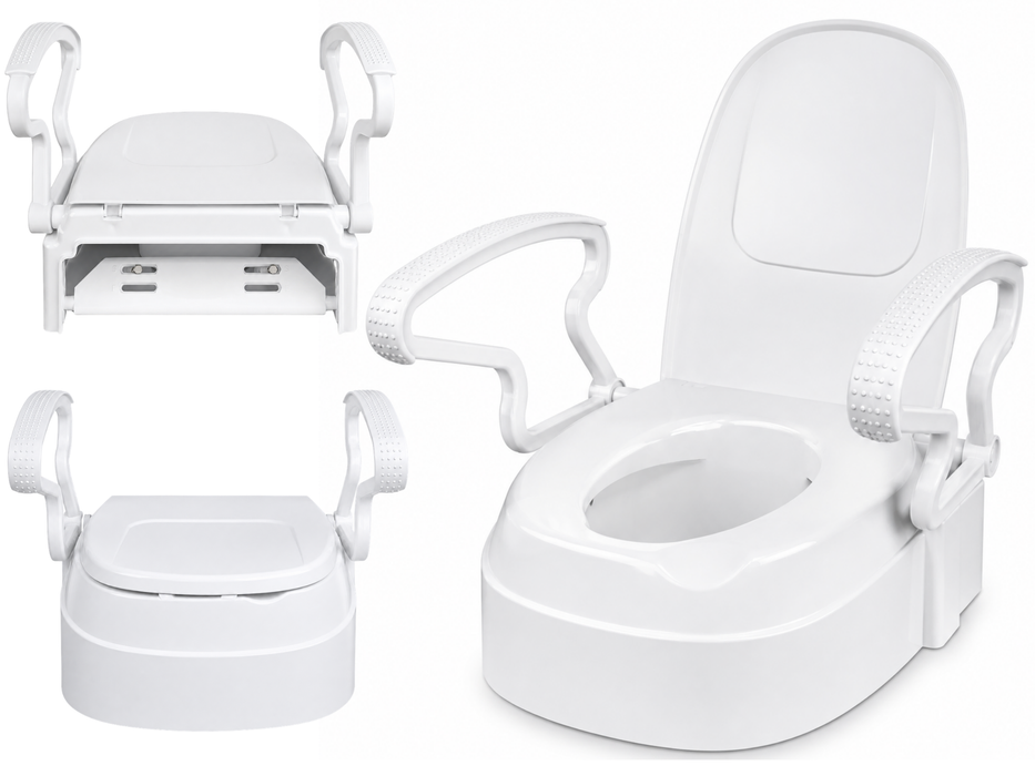 Toiletverhoger 3 Hoogtes Verstelbaar | Met Deksel