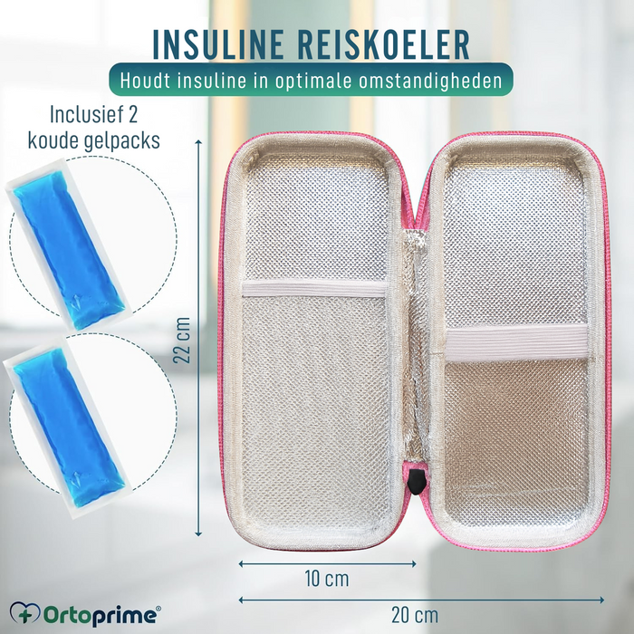 Isothermische Tas voor Diabetici | Insuline Etui met Koelgels
