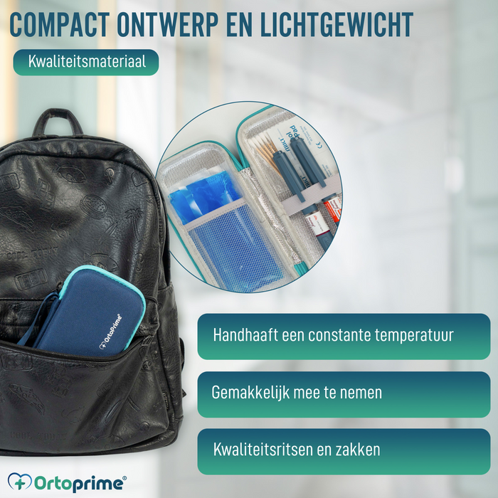 Insulinetui met Thermometer | Koeler voor Diabetici