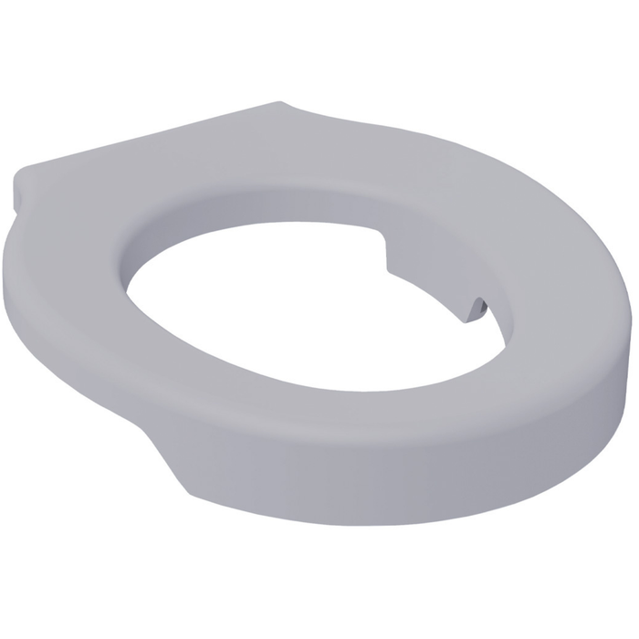 Zachte WC-verhoger 3 cm Grijs