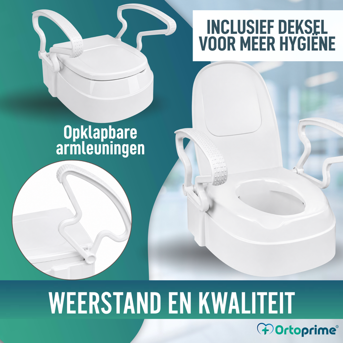 Toiletverhoger 3 Hoogtes Verstelbaar | Met Deksel