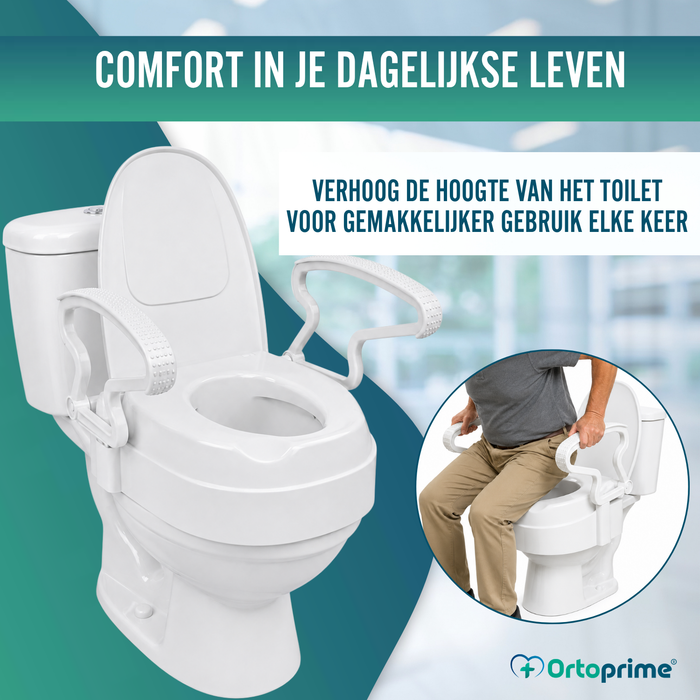 Toiletverhoger 3 Hoogtes Verstelbaar | Met Deksel