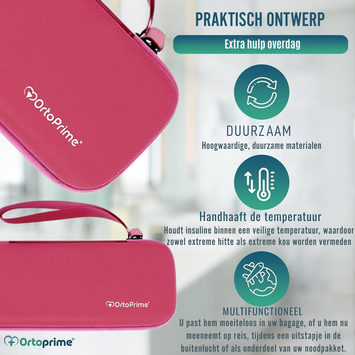 Isothermische Tas voor Diabetici | Insuline Etui met Koelgels