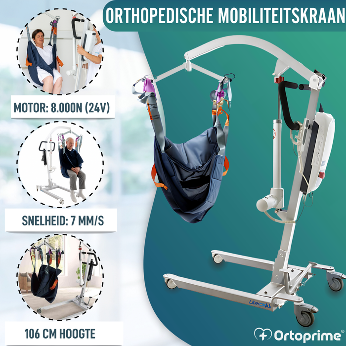 Orthopedische Tillift | Inclusief Hoofdsteunharnas