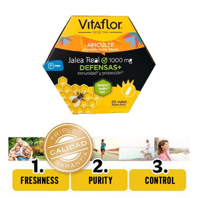 Vitaflor Defensas Royal Jelly | Beschermt het immuunsysteem