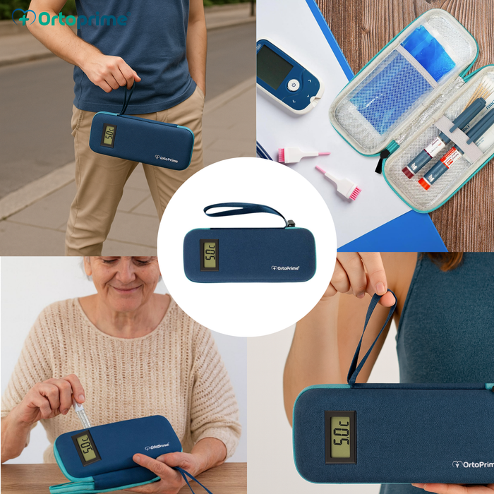 Insulinetui met Thermometer | Koeler voor Diabetici