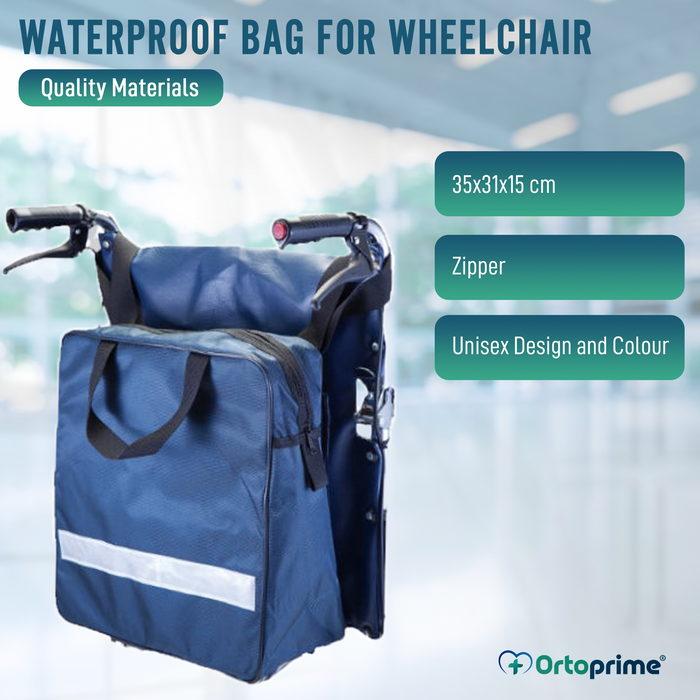 Waterdichte Tas voor Rolstoel | Marineblauw