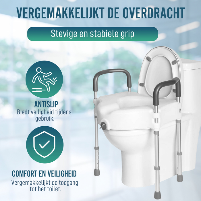 Toiletverhoger 12cm met Poten | Universeel