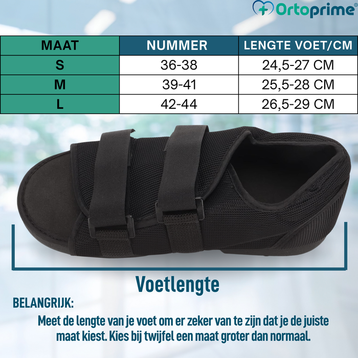 Postoperatieve Schoenen Platte Zool | Bilaterale Vorm
