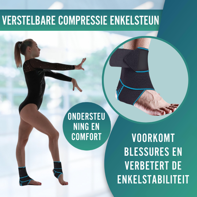 Aanpasbare Sport Enkelbrace | Stabiliserende Verstuiking Tendinitis