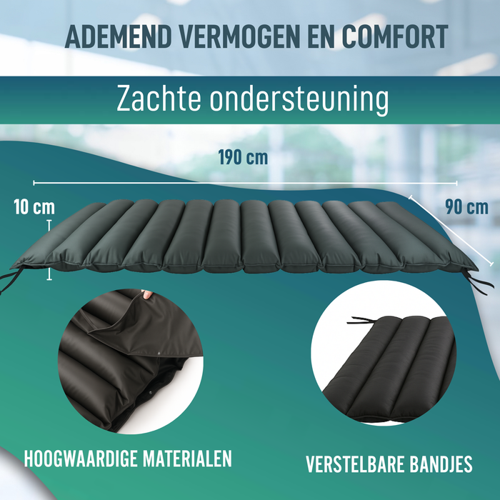 Drukwondmatras 90x190x10cm | 12 Cellen Drukontlading