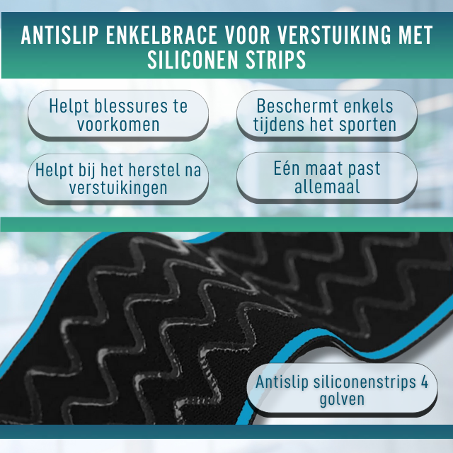 Aanpasbare Sport Enkelbrace | Stabiliserende Verstuiking Tendinitis