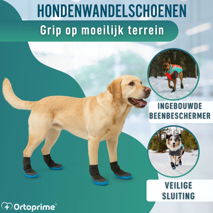 Hoge Winterlaars voor Honden | Antislip Zool