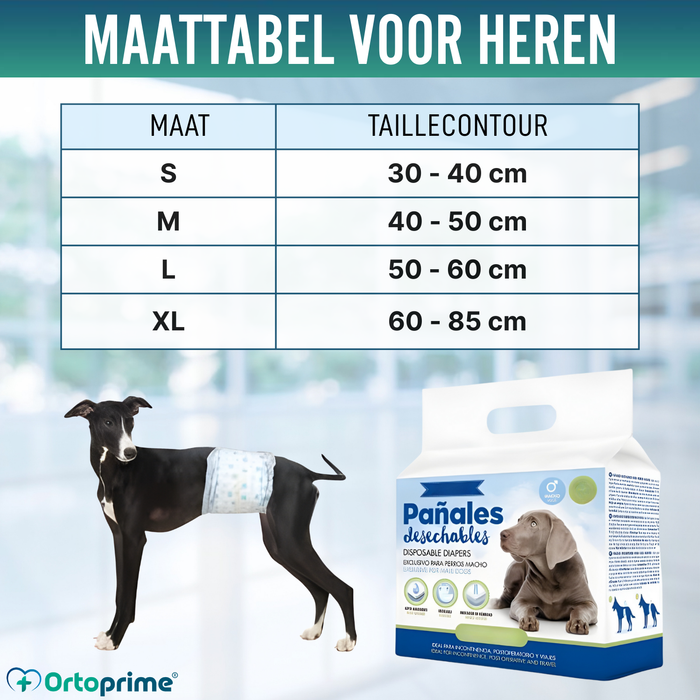 Hondenluiers voor Reu Ultra Absorberend | 12 Stuks