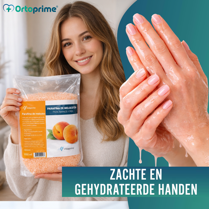 Revalidatieparaffine voor Handen en Voeten 1000ml | Perzik