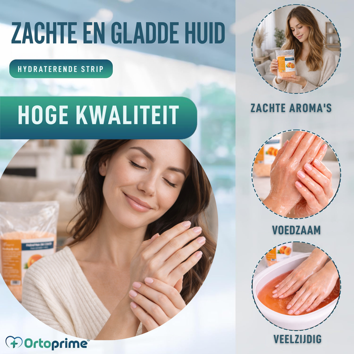 Paraffinepakket voor Handen en Voetenrevalidatie 3000ml | Perzik