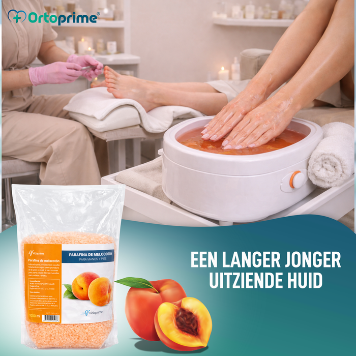 Paraffinepakket voor Handen en Voetenrevalidatie 3000ml | Perzik