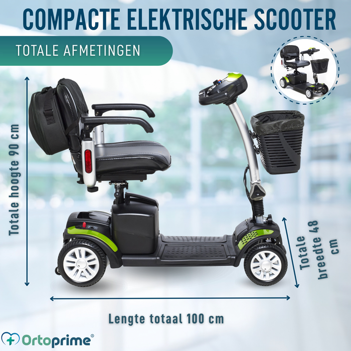 Compacte Elektrische Scooter met Achtertas