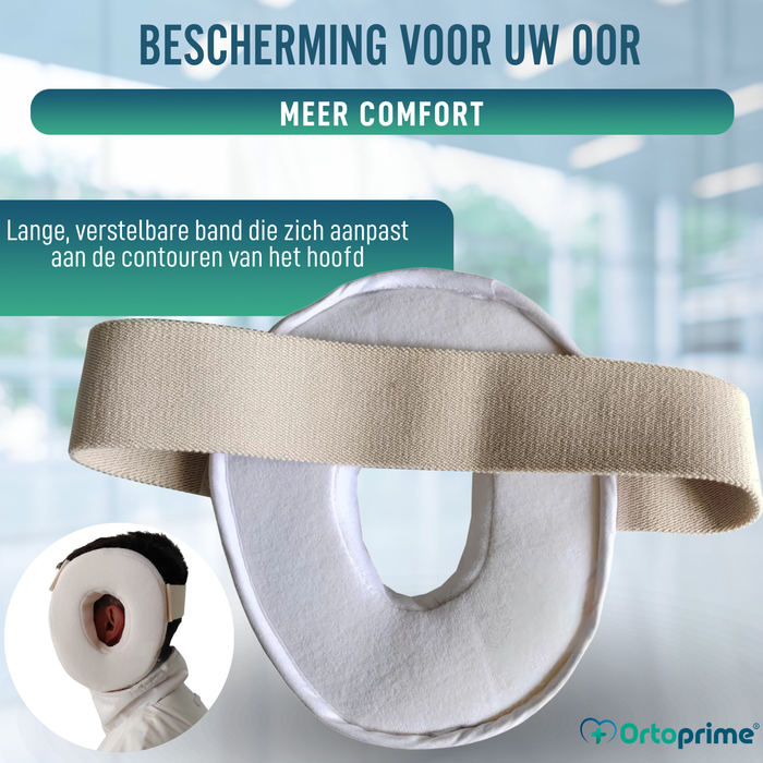 Anti-Decubitus Oorkussen met Opening Verstelbaar