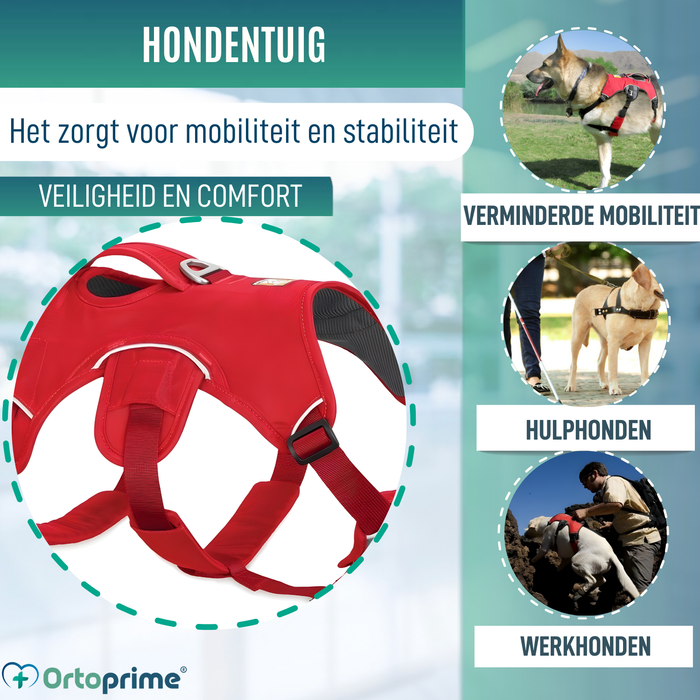 Steunharnas voor Assistentiehonden | 5 Maten