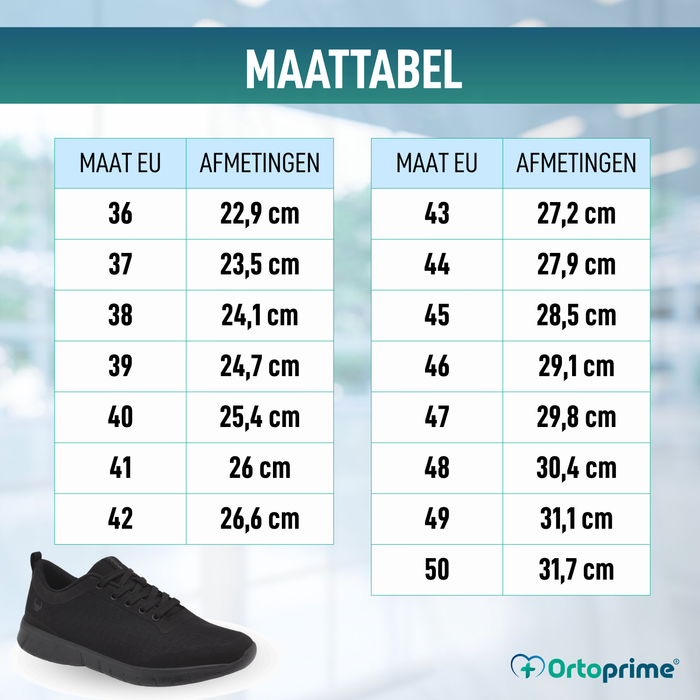 Antislip Comfort Schoen met Voetboogsteun | Unisex