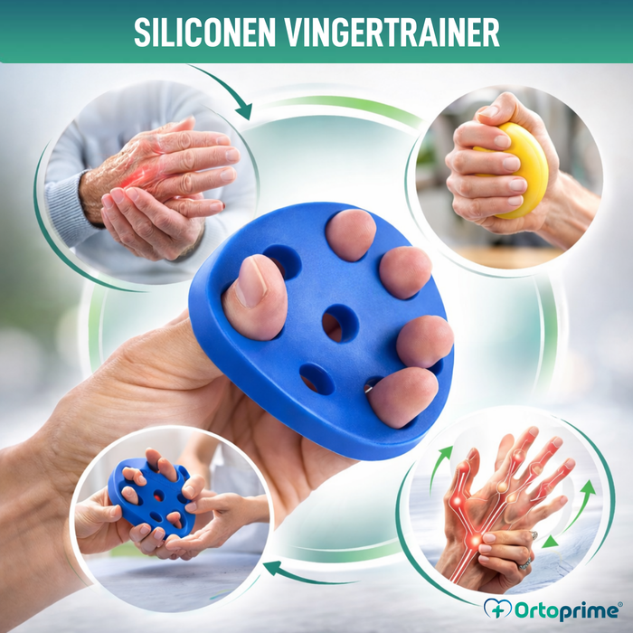Siliconen Vingertrainer | 4 Weerstandsniveaus