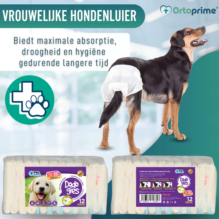 Hondenluiers voor Teefjes en Pups | Hoge Absorptie