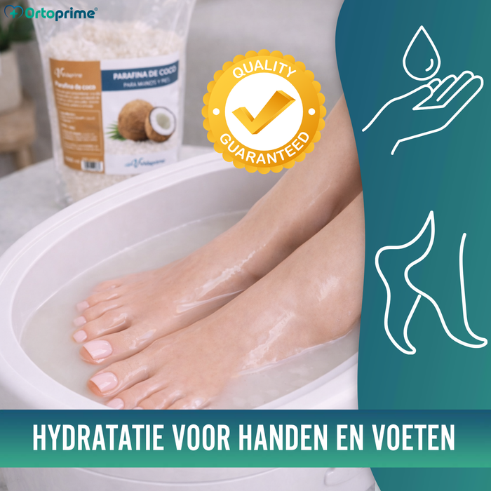 Pak Paraffine Antioxidant voor Handen en Voeten 3000 ml | Kokosnoot