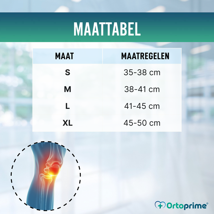 Knieschoner bij Artrose | Kniesupport in 4 Maten