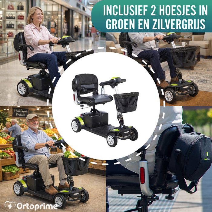 Compacte Elektrische Scooter met Achtertas