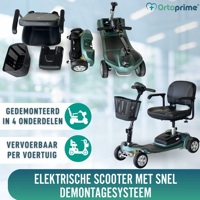 Demontabele Elektrische Scooter | Lithiumbatterij 40Ah