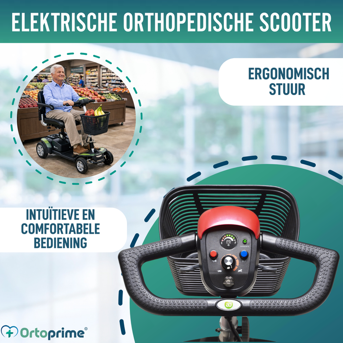 Compacte Elektrische Scooter met Achtertas