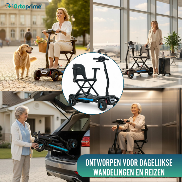 Compakte Elektrische Scooter Transporteerbaar | Elektrisch Vouwen