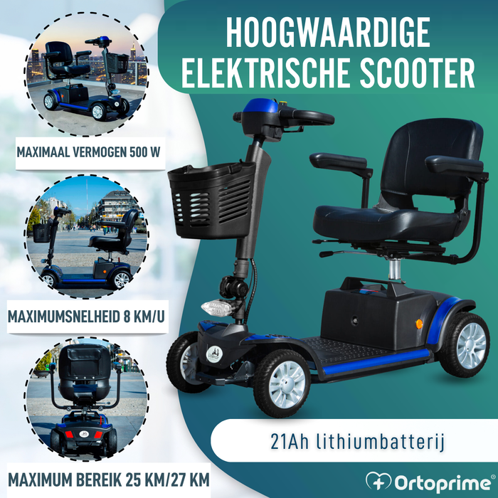 Demontabele Elektrische Scooter met Verwijderbare Lithiumbatterij