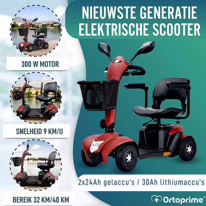 Elektrische Scooter van de Nieuwste Generatie | 24cm Wielen