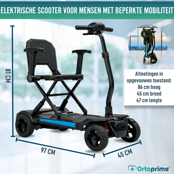 Compakte Elektrische Scooter Transporteerbaar | Elektrisch Vouwen