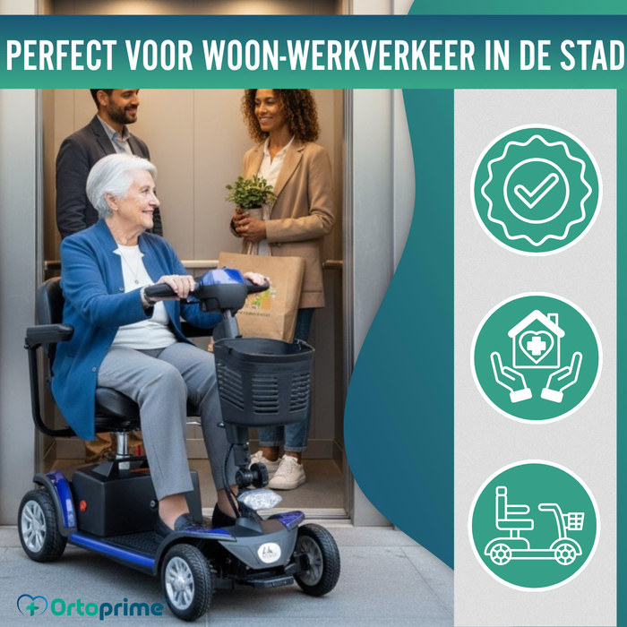 Demontabele Elektrische Scooter met Verwijderbare Lithiumbatterij