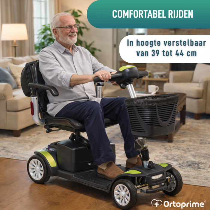 Compacte Elektrische Scooter met Achtertas